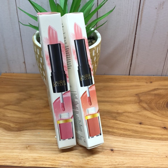 NIB! Laura Geller Prep-n-Go Lip Scrub & Tint Duo - Picture 2 of 16